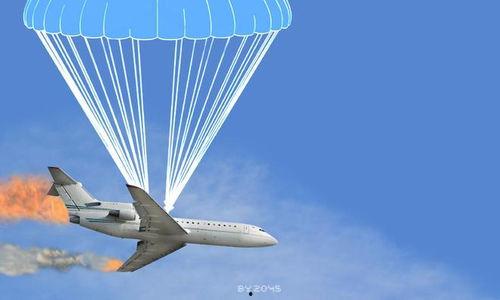 国产私人飞机降落伞视频,安全守护，翱翔蓝天
